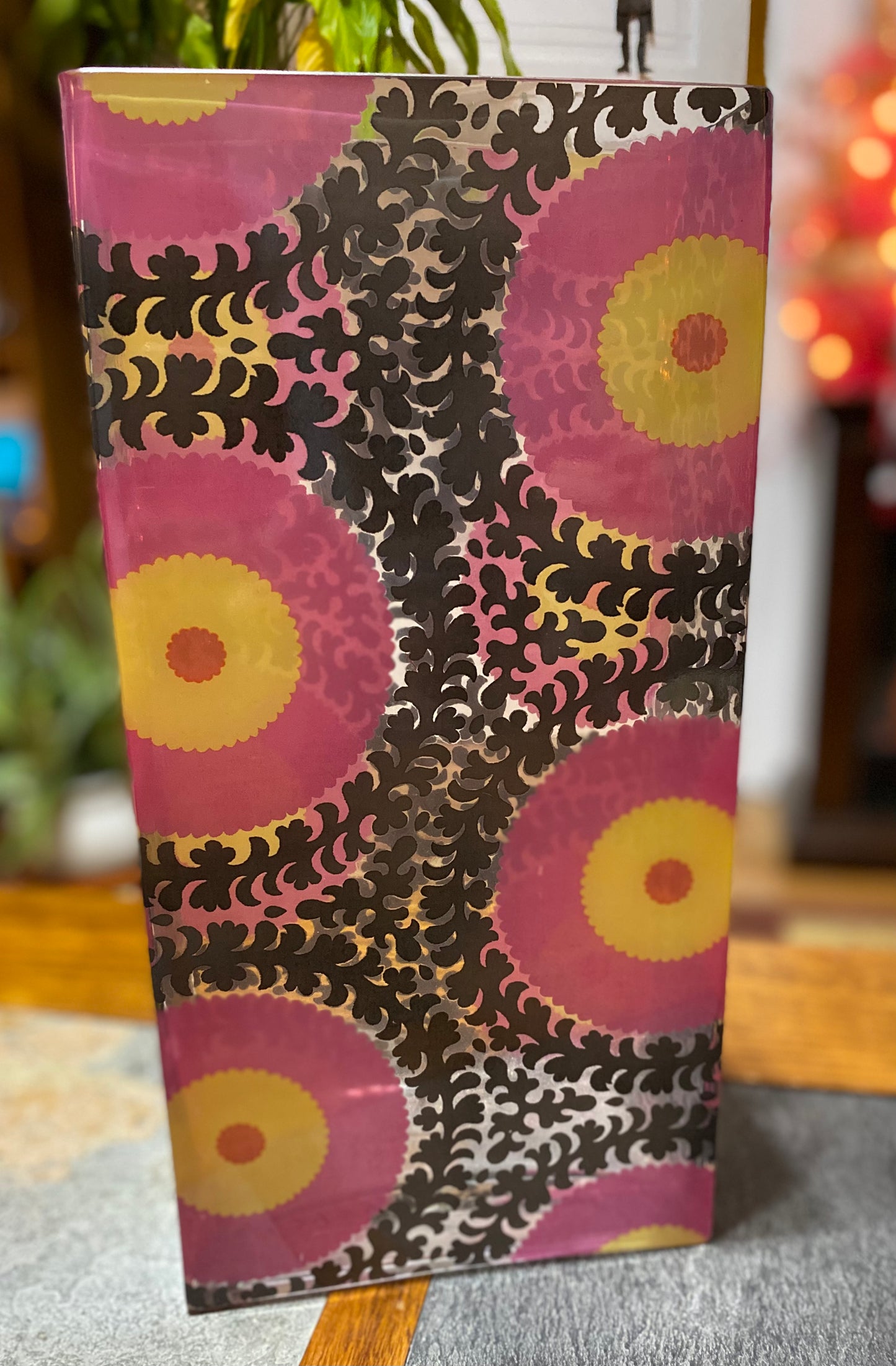 Funky Pink Glass Vase