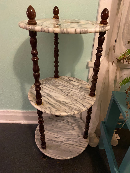 Marble 3-Tier Stand